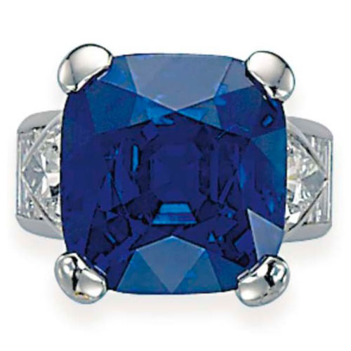 Exceptional Sapphire and Diamond ring