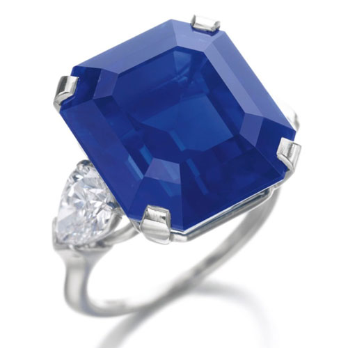 Rare and Exceptional Sapphire Ring