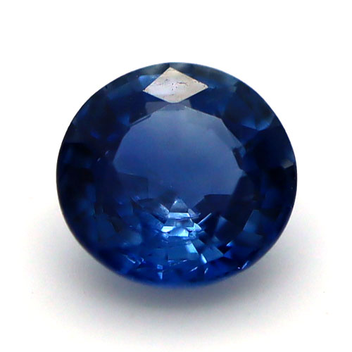 Round Cut Blue Sapphire Gemstone