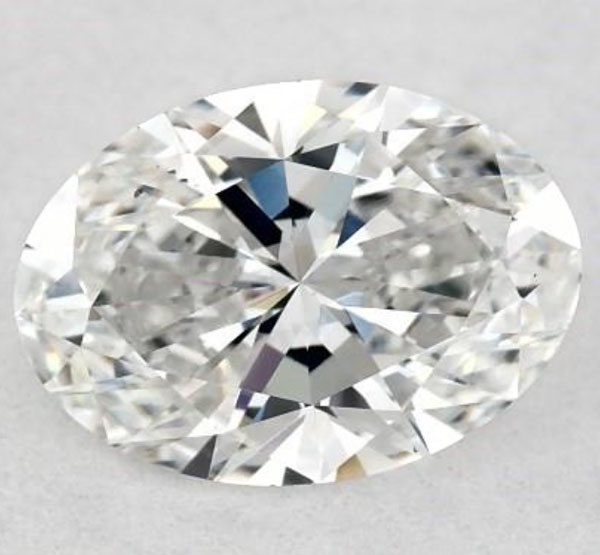 E Color Oval Cut Diamond