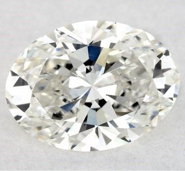 G Color Oval Cut Diamond