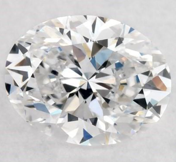 A VVS1 Clarity Oval Cut Diamond